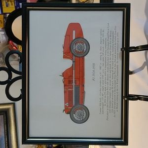 Vintage car print